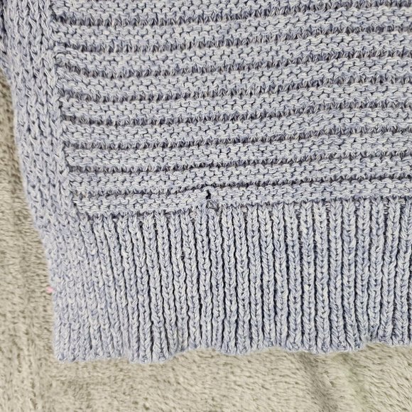 Anthropologie Pilcro Sweater Womens XSmall Blue Preppy Turtle Neck Tunic Top - Picture 8 of 11